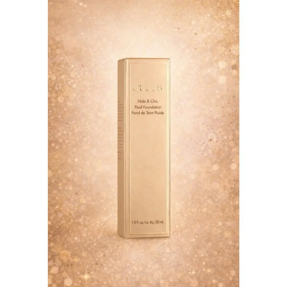 stila - Hide & Chic Fluid Foundation - Deep 3 - 1 oz Satin Finish